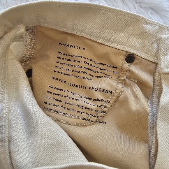 Banana republic high rise wide leg side slit denim 27/4 - Picture 10 of 16